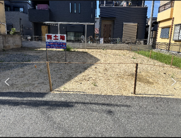 八尾市田井中、土地の画像です