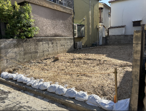 八尾市東山本町、土地の画像です