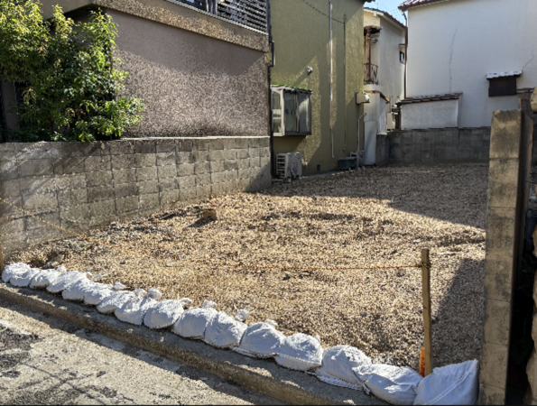 八尾市東山本町、土地の画像です