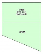八尾市山本町北、土地の間取り画像です