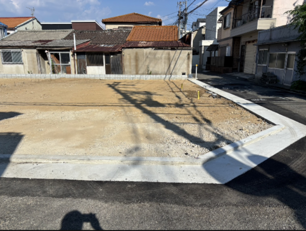 八尾市竹渕、土地の画像です