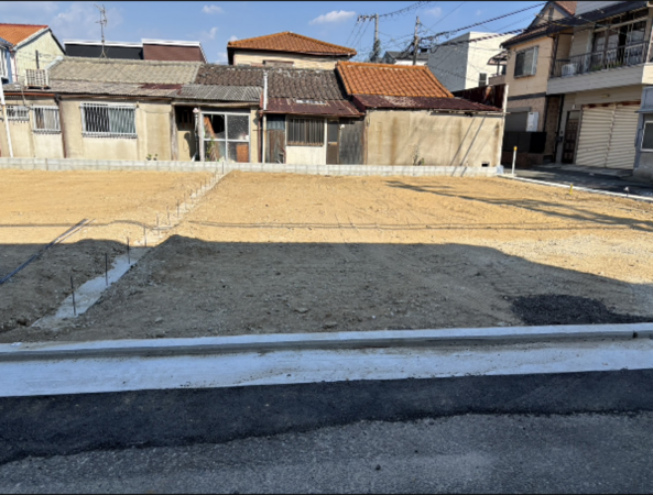 八尾市竹渕、土地の画像です