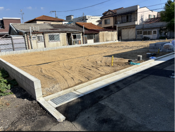 八尾市竹渕、土地の画像です