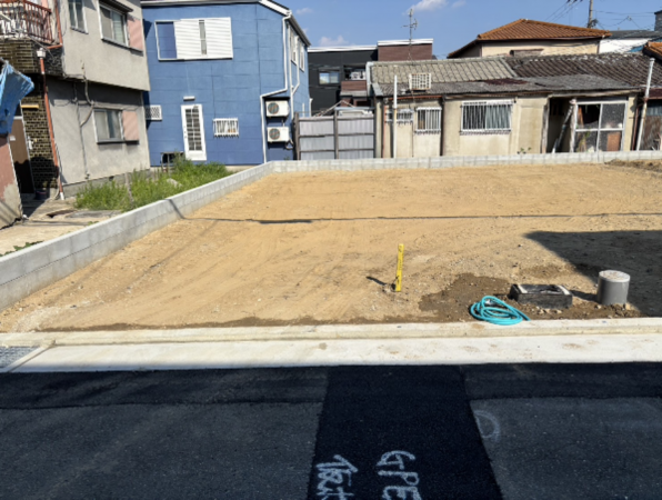 八尾市竹渕、土地の画像です