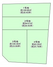 八尾市本町、土地の間取り画像です