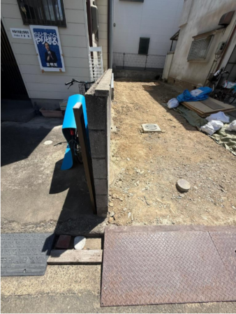 八尾市小畑町、土地の画像です