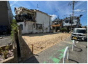 八尾市南本町、土地の画像です