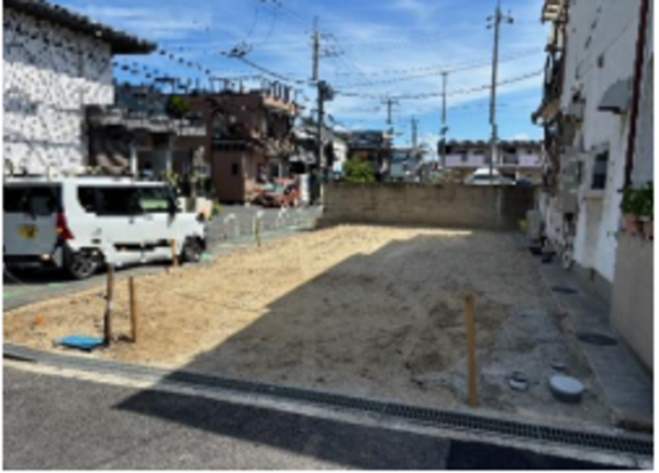 八尾市南本町、土地の画像です