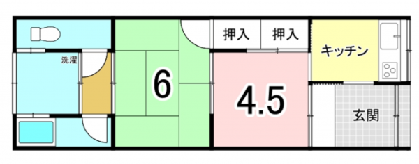 八尾市大竹、収益物件/その他の間取り画像です