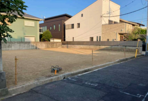 八尾市久宝園、土地の画像です
