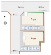 八尾市堤町、新築一戸建ての画像です