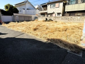 八尾市東弓削、土地の画像です