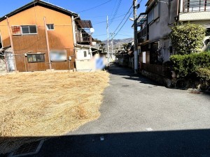 八尾市東弓削、土地の画像です