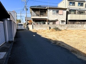 八尾市東弓削、土地の画像です