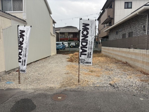 八尾市宮町、土地の外観画像です