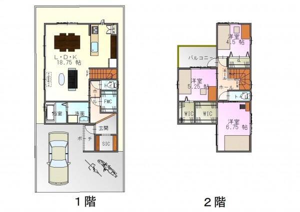 八尾市宮町、土地の間取り画像です