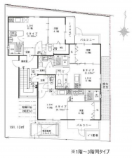 八尾市上之島町南、収益物件/アパートの間取り画像です