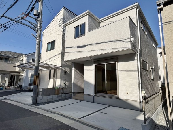 八尾市刑部、新築一戸建ての外観画像です