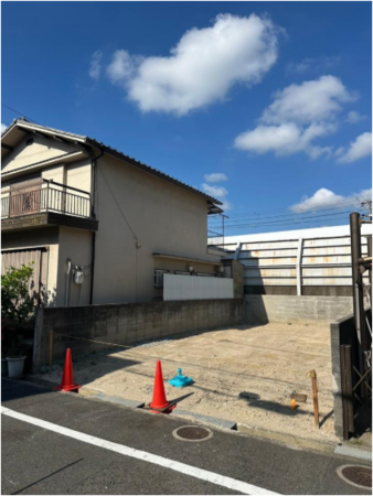 八尾市青山町、土地の画像です