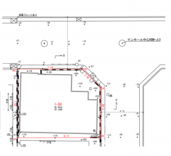 八尾市永畑町、土地の間取り画像です