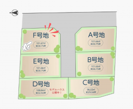 八尾市都塚、土地の間取り画像です