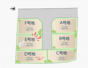 八尾市都塚、土地の間取り画像です