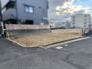 八尾市山本町南、土地の画像です