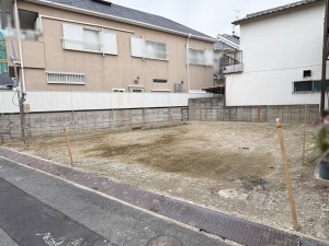 八尾市久宝園、土地の外観画像です