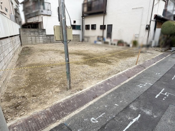 八尾市久宝園、土地の外観画像です