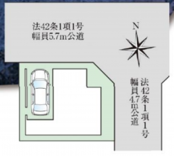 八尾市永畑町、新築一戸建ての画像です