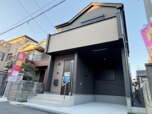 八尾市山本町南、新築一戸建ての外観画像です