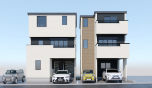 八尾市安中町、新築一戸建ての画像です