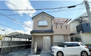 八尾市、中古一戸建ての外観画像です