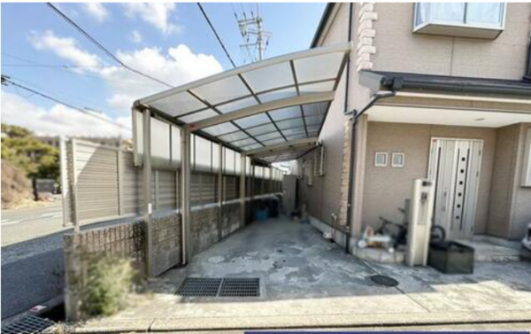 八尾市、中古一戸建ての外観画像です