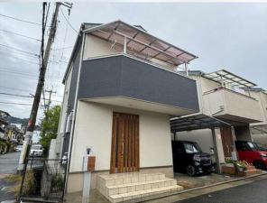 八尾市東山本新町、中古一戸建ての外観画像です