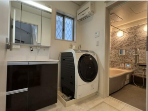 八尾市東山本新町、中古一戸建ての洗面画像です