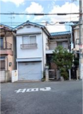 八尾市長池町、土地の前面道路を含む現地写真画像です