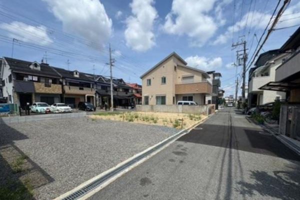 八尾市緑ヶ丘、土地の外観画像です