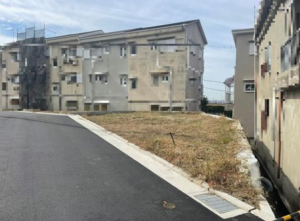 八尾市黒谷、土地の外観画像です