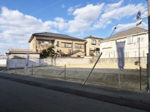 八尾市久宝園、土地の外観画像です