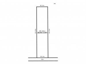 八尾市福万寺町南、土地の間取り画像です
