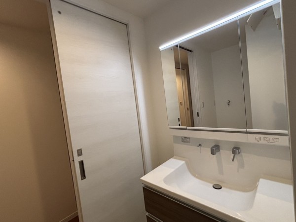 八尾市渋川町、新築一戸建ての洗面画像です