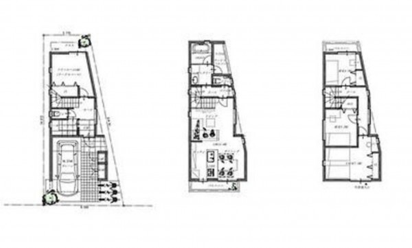 八尾市山本町南、土地の建築プラン例画像です