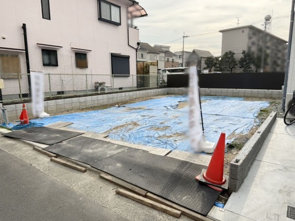 八尾市八尾木、土地の外観画像です