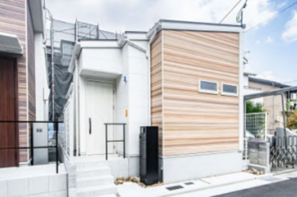 八尾市山本町南、新築一戸建ての外観画像です