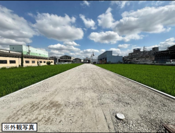 八尾市太田新町、土地の外観画像です