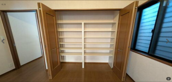 八尾市山本町南、中古一戸建ての収納画像です