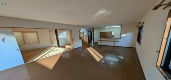 八尾市山本町南、中古一戸建ての居間画像です