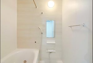 八尾市山城町、新築一戸建ての風呂画像です