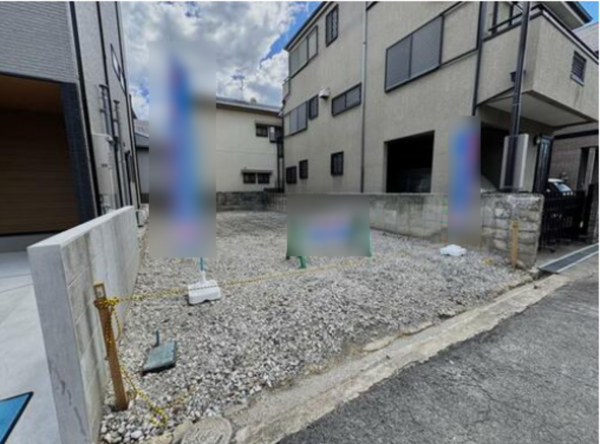 八尾市山本町南、土地の外観画像です